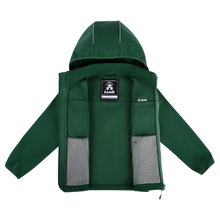 Kamik Softshelljacke Jarvis (winddicht, reflektierend) dunkelgrün Kinder